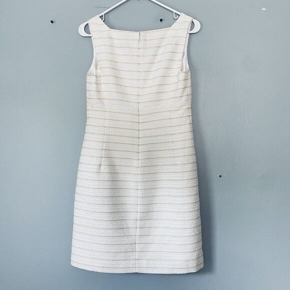 Lilly Pulitzer Dress 2 Cream Ivory Adriana Sleeveless Mini Boucle Party Classic - Picture 4 of 9